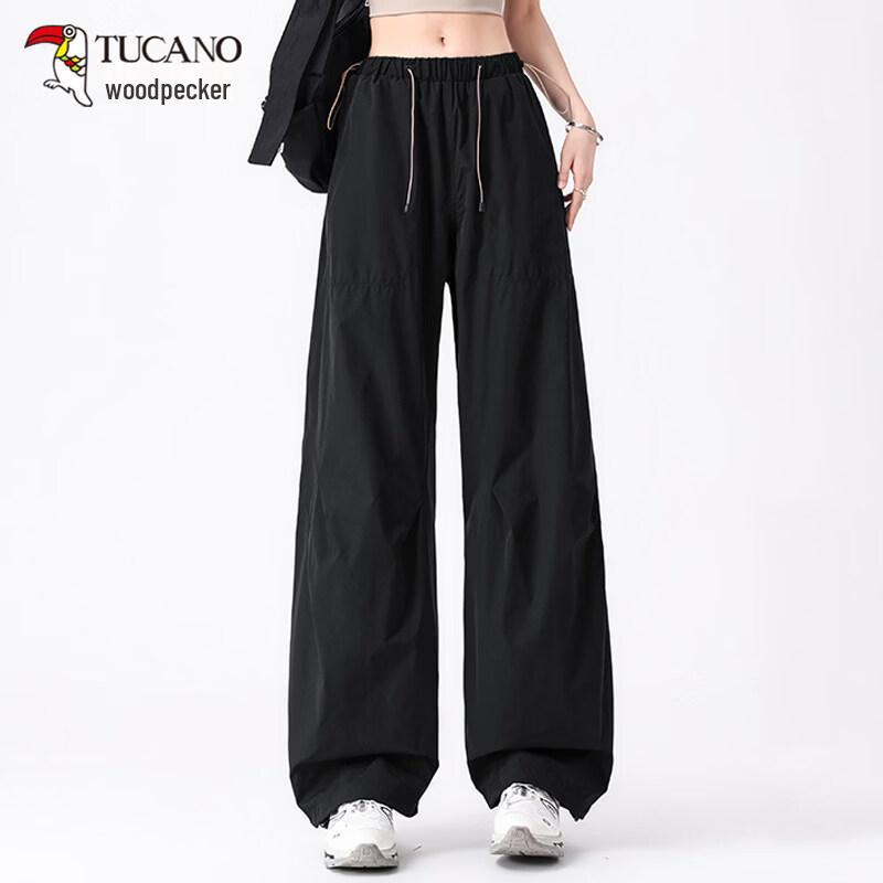 TUCANO Women s Loose Straight Wide-Leg Sports Pants XL
