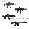 Military Soldiers Figures Weapons Building Blocks Accessories Two-color Guns Assault Sniper Rifles M16 M4 Model Bricks Toy Gift