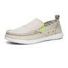 New Men's Canvas Shoes Korean Style Loafers Slip-On Flat Shoes Breathable Wear-Resistant Casual Shoes Fashion Men's Shoes