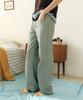 Soltipebeul Straight Fit Color Dyed Jeans [Light Green]