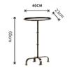Narrow Space Side Tables Antique Coffee Table Luxury Living Room Corner Tea Tables Minimalist Bedroom Oval Table Home Furniture
