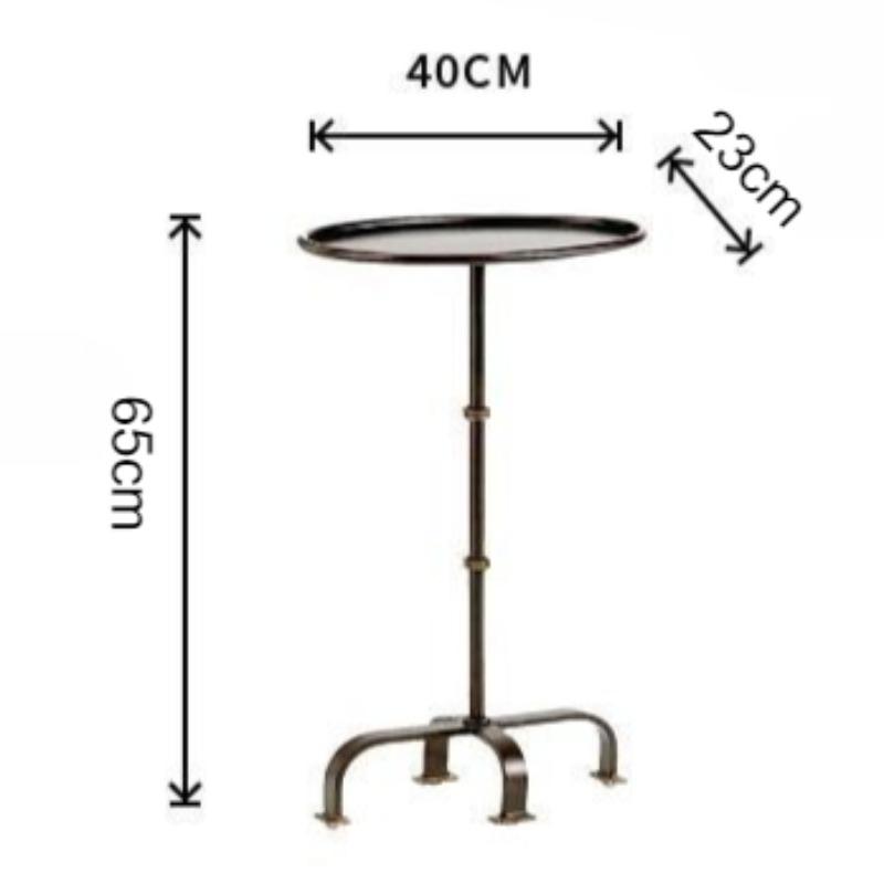 Narrow Space Side Tables Antique Coffee Table Luxury Living Room Corner Tea Tables Minimalist Bedroom Oval Table Home Furniture