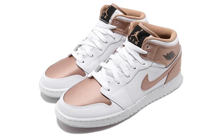 Jordan 1 Trandafir Alb Auriu GS 555112-190