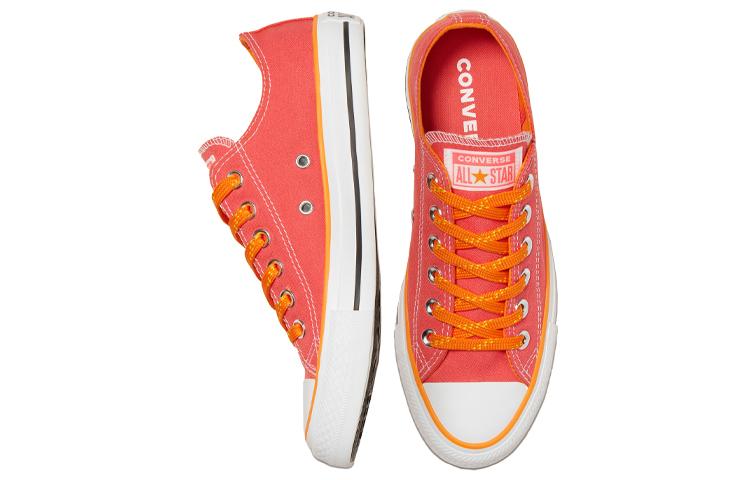 Converse Chuck Taylor All Star Neon Nights Low top Canvas Shoes Women's Orange Pink 564347F