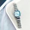 Women'S Simple High-Value Small Square Steel Belt Watch Niche High-End Dopamine Quartz Watch