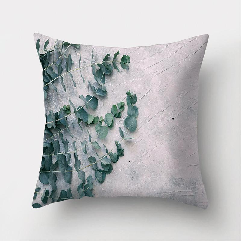 Pink Love Rose Floral Pattern Decoration Cushion Pillowcase Sofa Bedroom Home Selection Decoration Cushion Throw Pillow