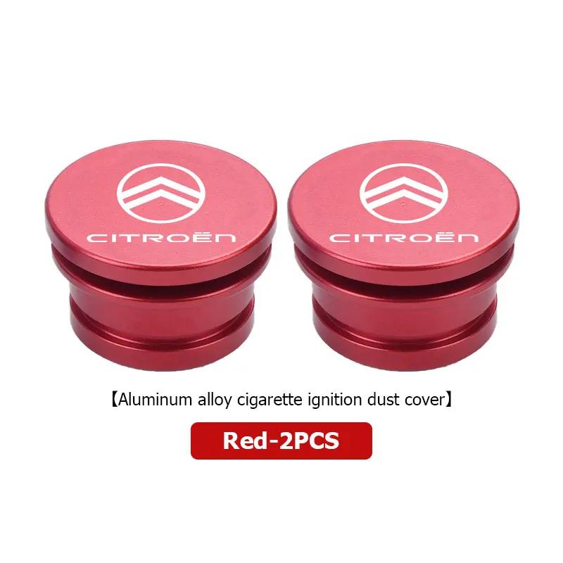ARM3 Car Metal Cigarette Lighter Button Cap Dustproof Cover Socket For Citroen Jumper Celysee Cactus Picasso Aircross Saxo Grand