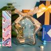 Sada papíru na origami hvězdu v přechodových barvách s lahvičkou přání