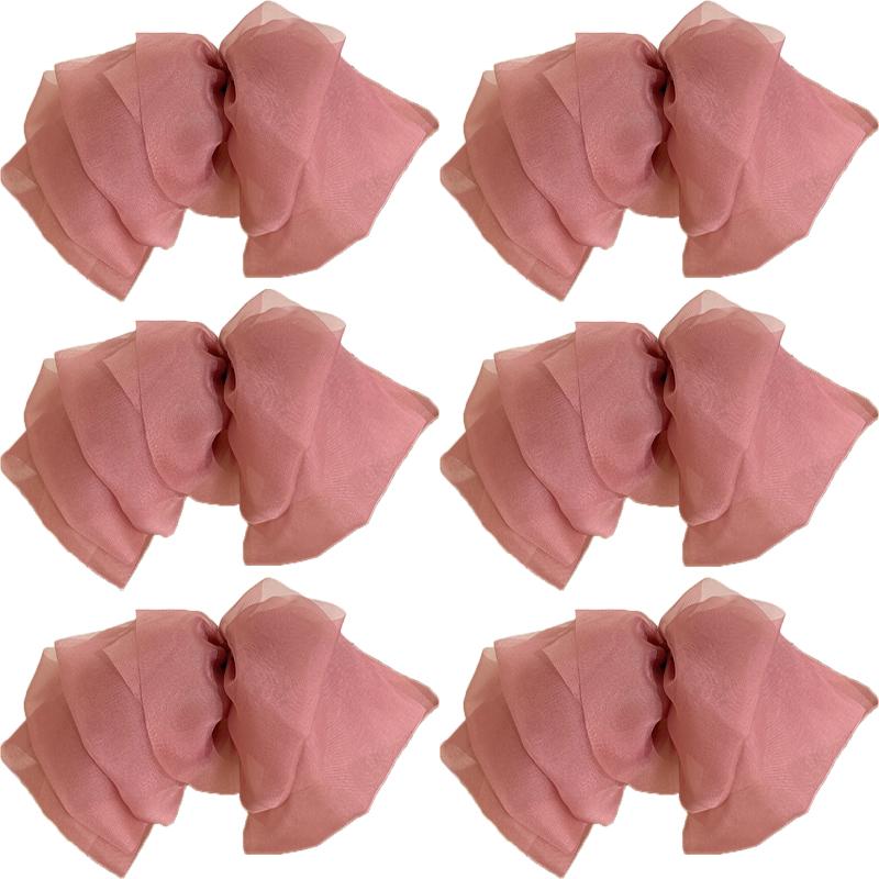 Fairy Chiffon Bow Hairpin French Oversized Sweet Wind Spring Clip Hairpin Top Clip Eye-catching Hair Accessories