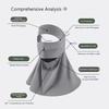 Sun Protection Sunscreen Mask Traceless Riding Facemask Breathable Driving Face Mask  Summer