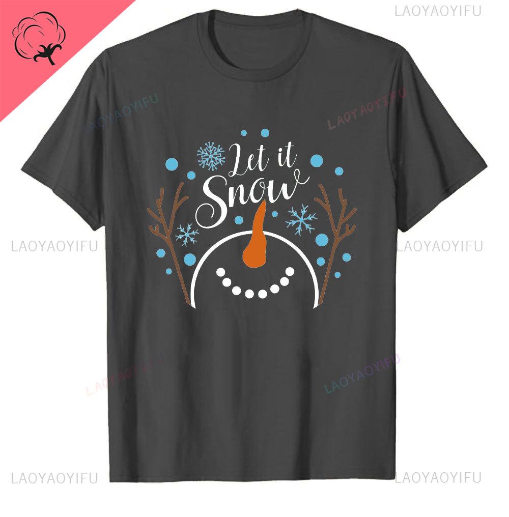 Le Tits Now Weihnachten Lass Es S Jetzt Hässlich Lustig Party Tasche Mode Einzigartig Buchstaben Druck Normales T-Shirt für Männer Weirdcore T-Shirts