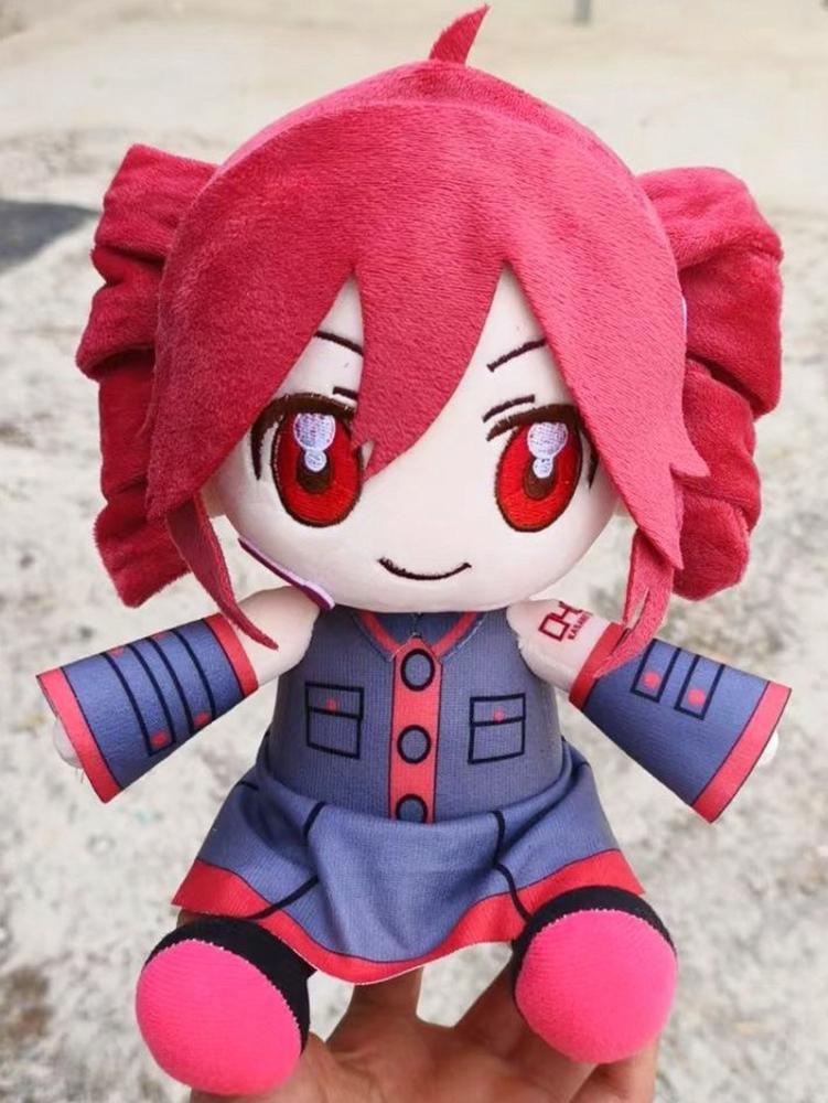 Anime Kasane Teto Plüschtier Cartoon 20cm Stoffpuppe Diva Vtuber Virtuelle Sängerin Plüschfigur Weich Niedlich Mädchen Fan Geburtstagsgeschenk