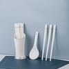 Jingdezhen Ceramic Gold Inlaid Jade Chopsticks Set