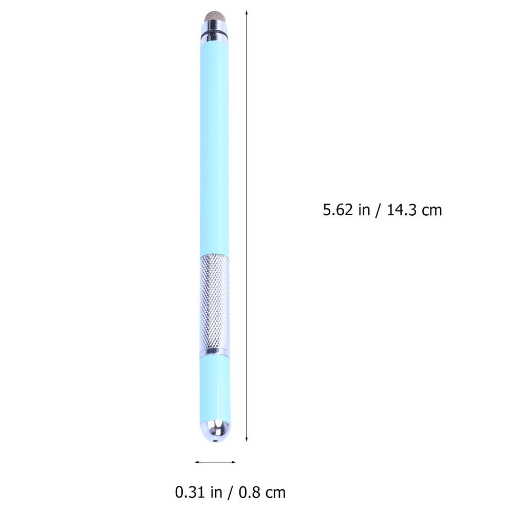Pink Double Capacitive Stylus Metal Disc Screen Pen for Tablets Phones Drawing Note Taking Playing Games Double Stylus for Phone