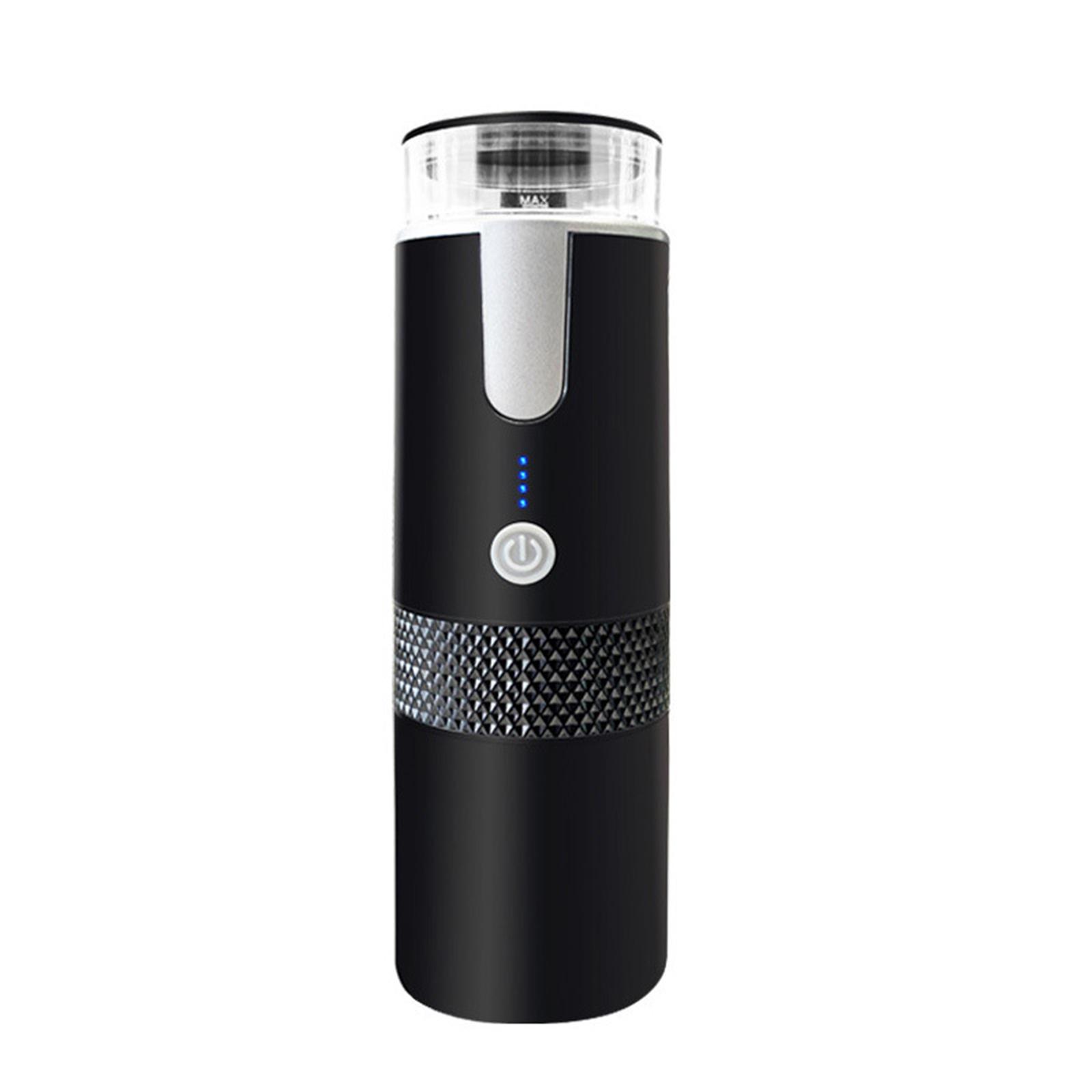 

Portable coffee machine household wireless fully automatic American concentrated capsule small travel rechargeable wireless - black