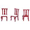 Doll House Chair Table Model Dining Set Realistic Table Dollhouses Chair Realistic Play Chair Realistic 1:12 Model Toy