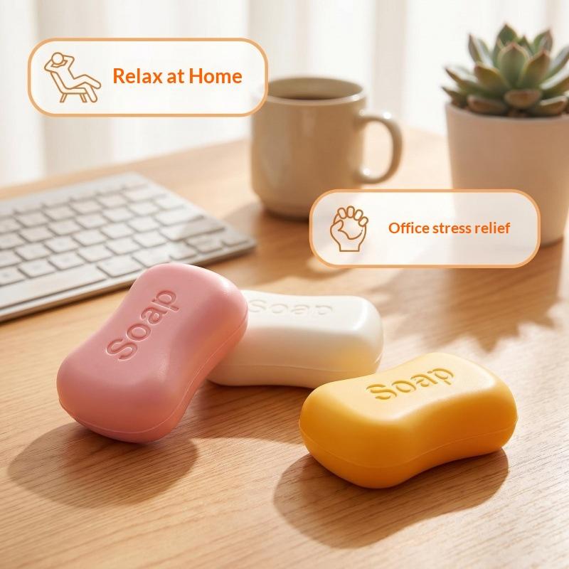 1Pc Crunchy Soap Ball Squishy Stress Ball Filled Soft Squeeze Fidget Toy Anti-Stress Anxiety Relief Hand Decompression Toy