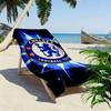 Chelsea FC Logo Aufdruck Strandtuch, Großes Weiches Schnelltrocknendes Handtuch für Strand Camping Schwimmen