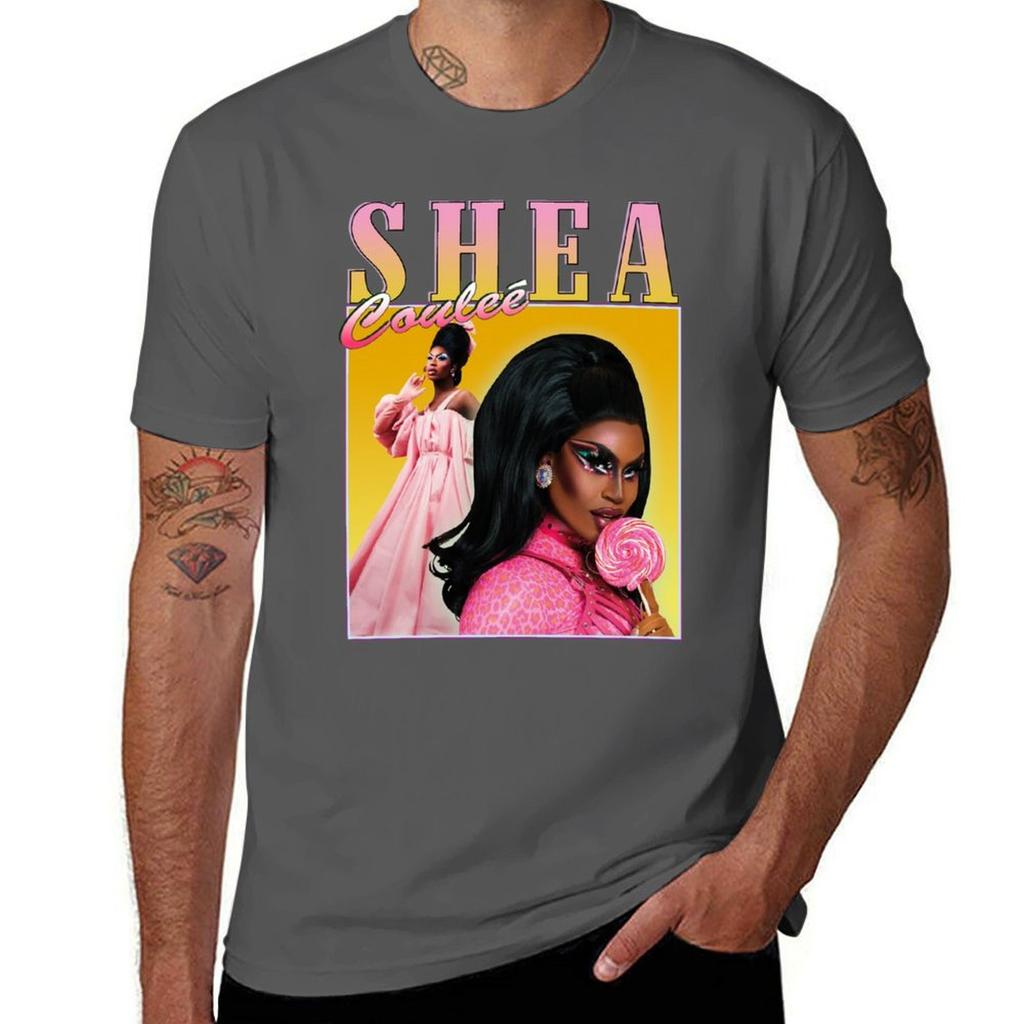 Shea Coulee Vintage Retro Design Tshirt Festival Casual Short Sleeve