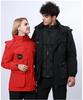 Unisex Plus Size Waterproof Windproof Mountain Coat with Cotton Liner