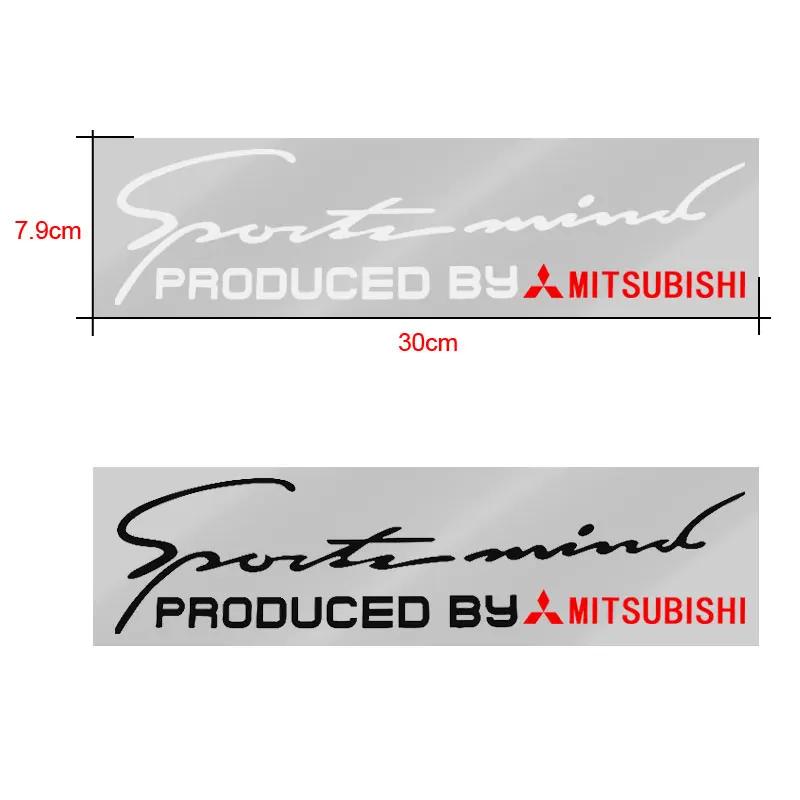Sport Design Car Front Head Light Eyebrow 3D Sticker Emblem Decorator for Mitsubishi ASX Lancer Mirage L200 Pajero Sport Attrage NH9