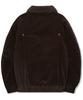 Trillion Sherpa Corduroy Studded Western Jacket_Brown