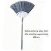 Fan Shaped Cobweb Duster with Retractable Stainless Steel Handle Static Soft Bristles for Picture Frame Wall Art Dusting
