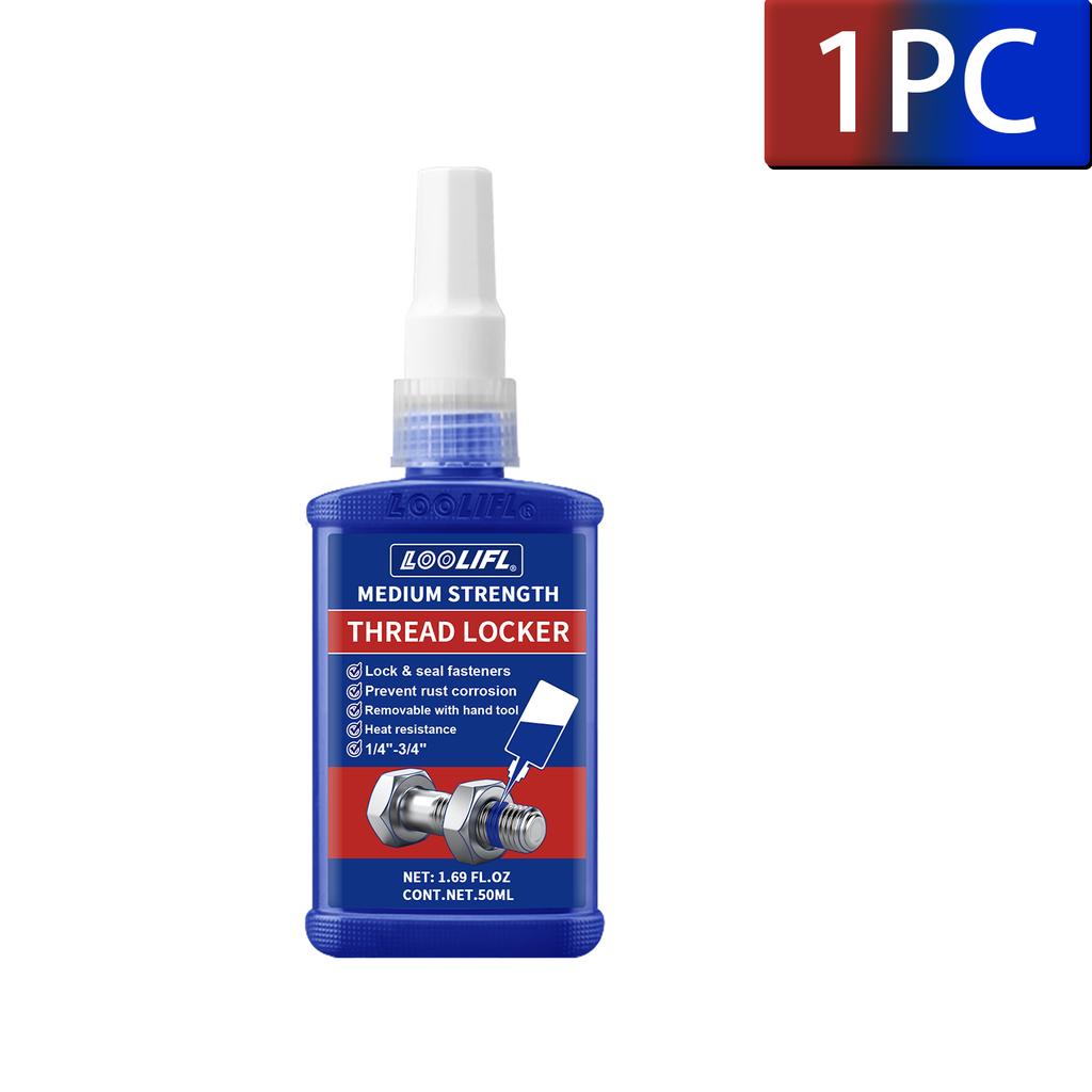 50ML 243 Blue Medium Strength Threadlockers,Universal Thread Adhesives,For All Metal Threaded Components,Removable Waterproof Thread Lock3
