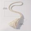 Bohemian Style Curtain Tiebacks, Tassel Handwoven Curtain Tiebacks, Curtain Decorations, No Installation Required