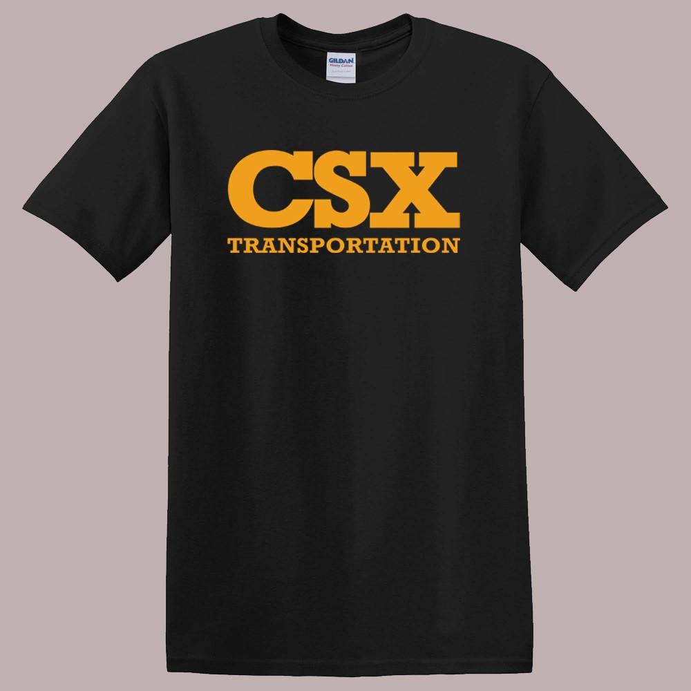 CSX Transportation Railroad Black Size S-5XL