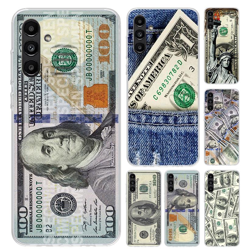 Banknote Dollar Cash Money Phone Case for Samsung Galaxy A16 A26 A36 A56 A15 A25 A35 A55 A14 A24 A34 A54 A13 A23 A33 A53 A05S A0