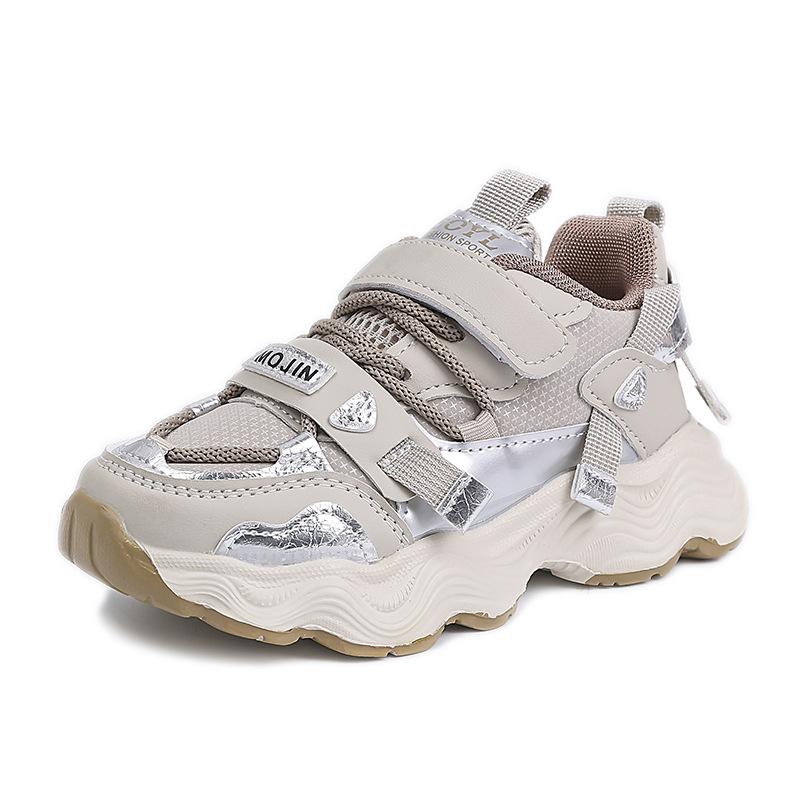 Boys' Shoes 2025 Autumn New Children's Non-slip Soft-soled Dad Shoes In Older Children's and Girls' Sports Shoes Trendy Brand