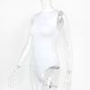 Women’s Sleeveless Mock Turtle Neck Bodysuit T-Shirt Soft Slim Fit Stretchy Layer Top Classic Jumpsuit