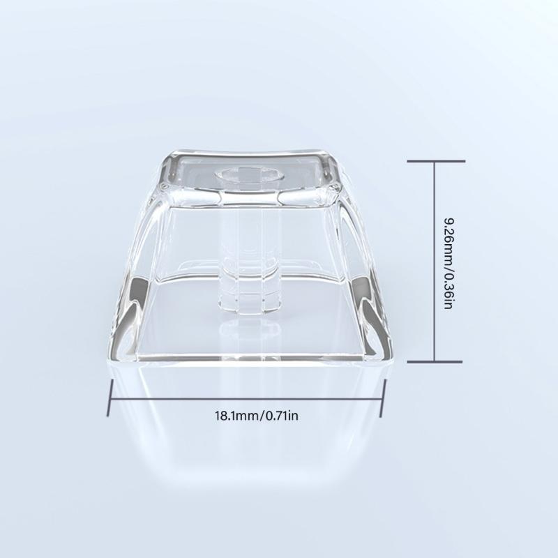 XDA Keycaps Mechanical Keyboards 1U Keycaps Blank Customized Gamer Transparents Crystal Keycaps Mx Switches XDA Height