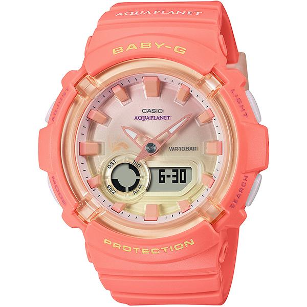 

CasioCASIO Baby-G Baby-G BGA-280AQ-4AJR [BABY-G 10 атм водонепроницаемый комплект Love The Sea And The Earth AQUAPLANET Tie-up 2021]