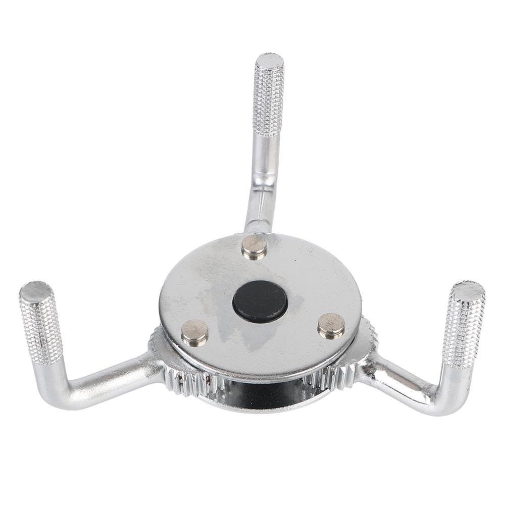 Adjustable 3 Jaws Oil Filter Wrench 2-Way Repairing Tool Auto Car Spanner Remover - Durable Mechanics Gear