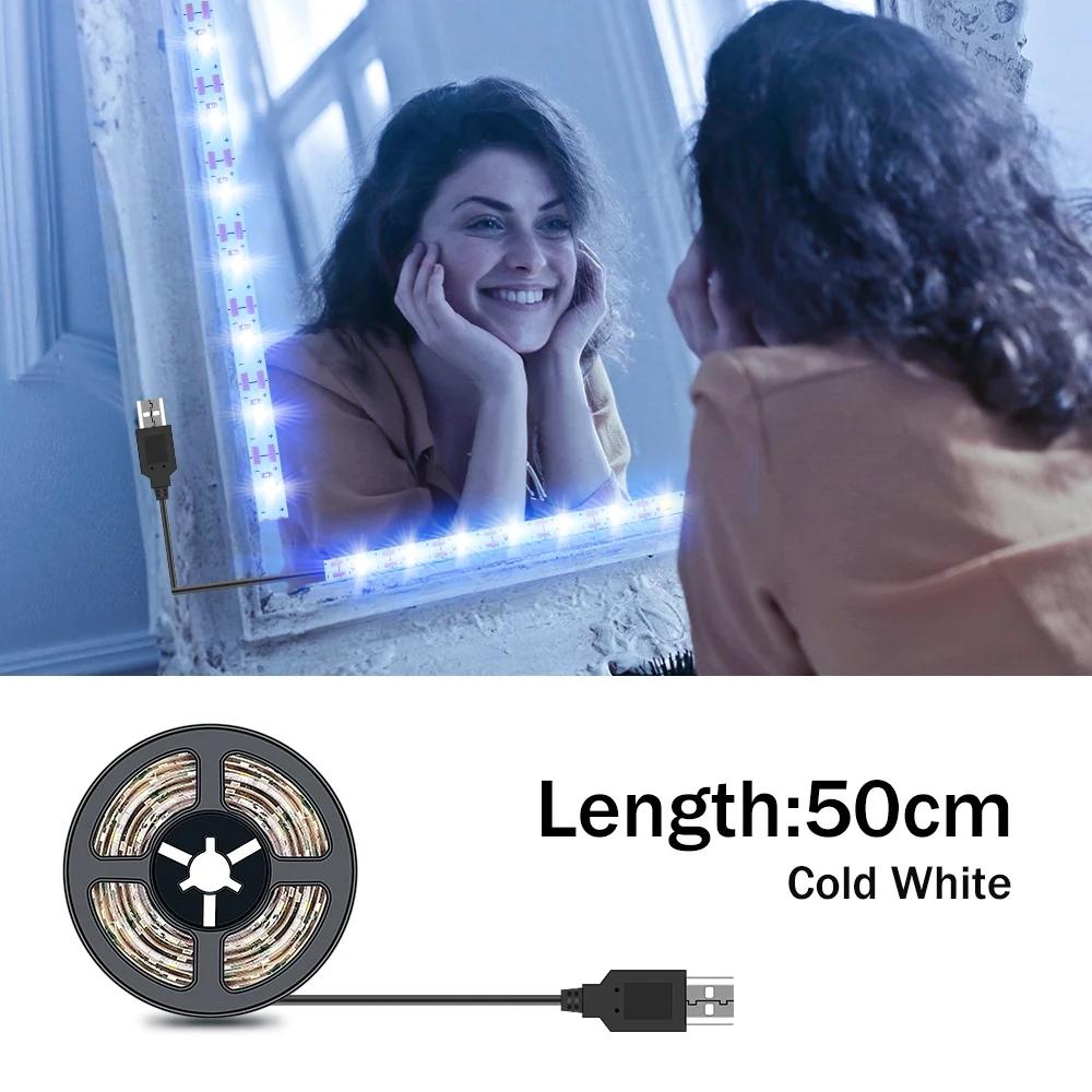 USB 5V LED Light Strips SMD2835 1M 2M 3M 5M White Warm White LED Strip Lights for TV Backlights Home Decor Tape Ribbon Lighting