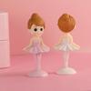 2pcs/set Elegant Ballet Girl Cake Topper for Birthday Party  Dessert Decoration Baby Shower Baking Supplies Love Gifts