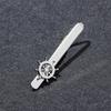 Fashion Jewelry Tie Pin Gift Rudder Tie Clip Men Necktie Buckle Necktie Bar Clasp Clasp Clip