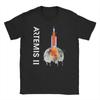 Artemis II Moon Mission Unisex WoUnisex T Shirts Novelty Tee Shirt Short Sleeve O Neck TShirt Cotton Summer Clothing