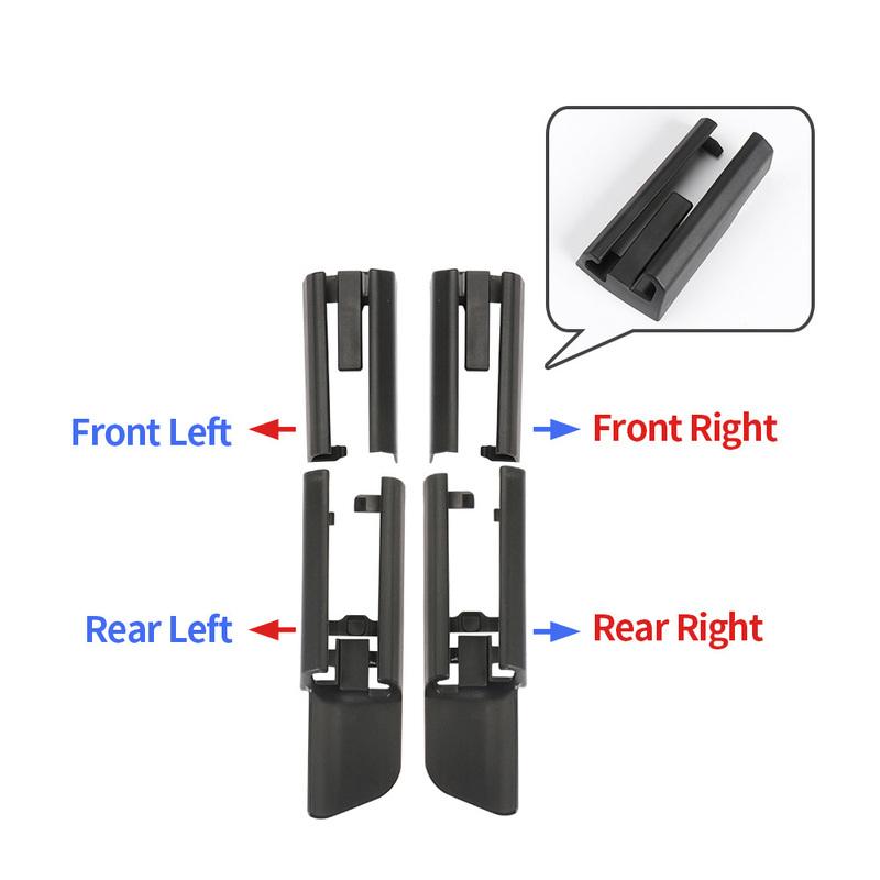 LHD RHD Black Upgraded Interior Car Seat Sliding Track Rail Cover Replacement For BMW 5 7 Series X5 X6 G30 G38 G11 G12 F15 F16