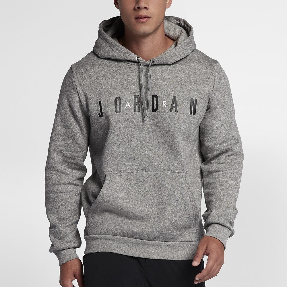 Air Jordan Sportswear Flight Fleece Hoodie Men Tops Grey AH4510-063