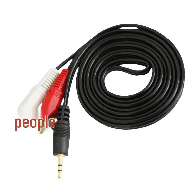 Cablu Audio 3.5mm la Dual RCA pentru Conectarea Difuzorului, Computerului și Telefonului Mobil