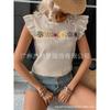JPNTKY Women's Fashion Casual Sleeveless O-Neck Blouses & Shirts