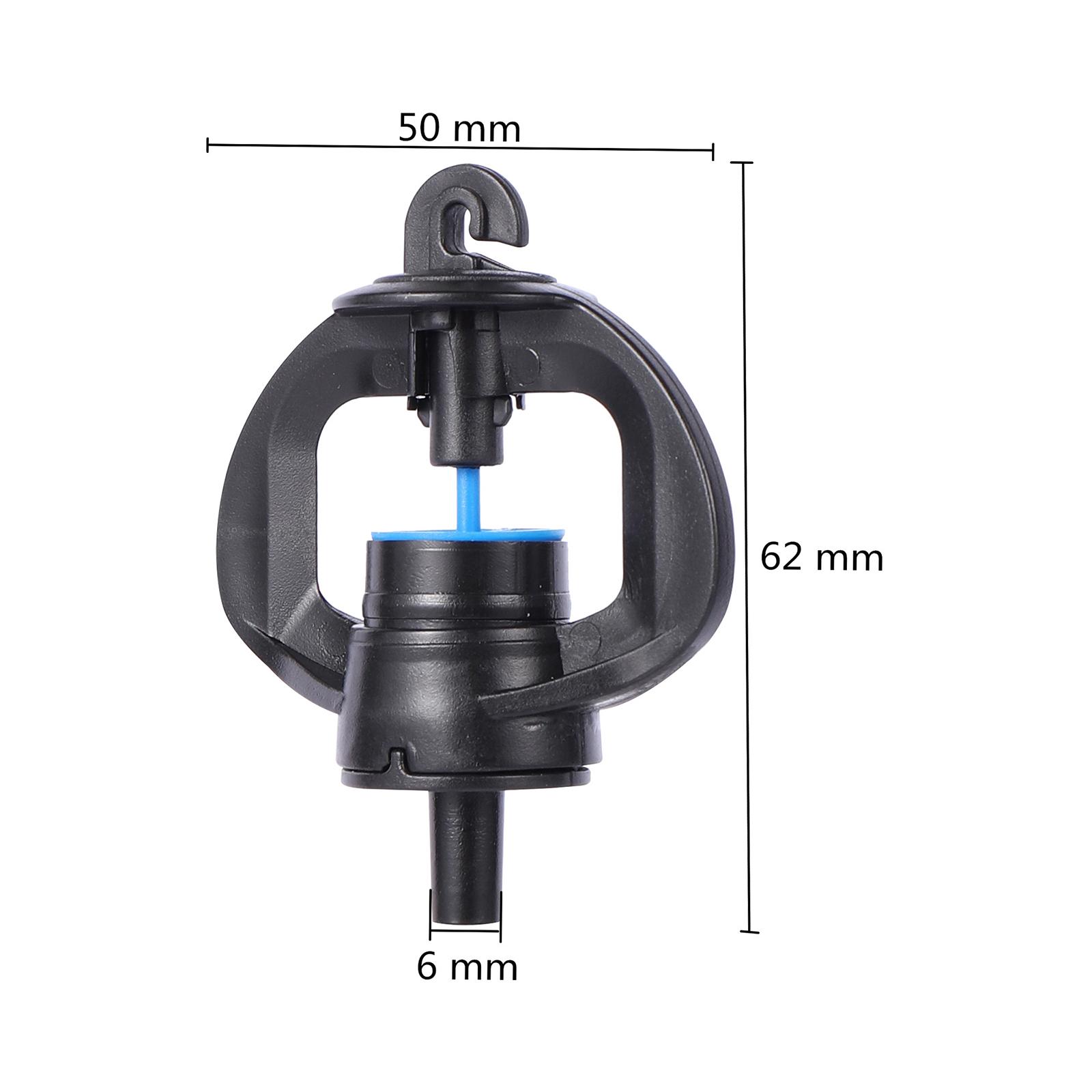 

Agriculture Greenhouse Automatic Irrigation System Rotating Refraction Micro Nozzle Vegetable Garden Lawn Orchard Sprinkler 50Pc