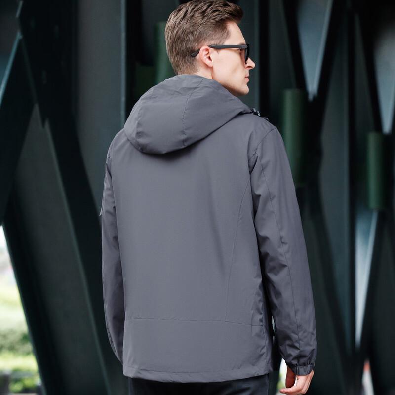 Fu Ting Men's 3-in-1 Hooded Outdoor Jacket