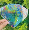 Sunflower Suncatcher Window Big Sticker Star Moon Evil Eye Sunlight Catcher Butterfly Sun Catcher Cat Rainbow Film for Car Glass