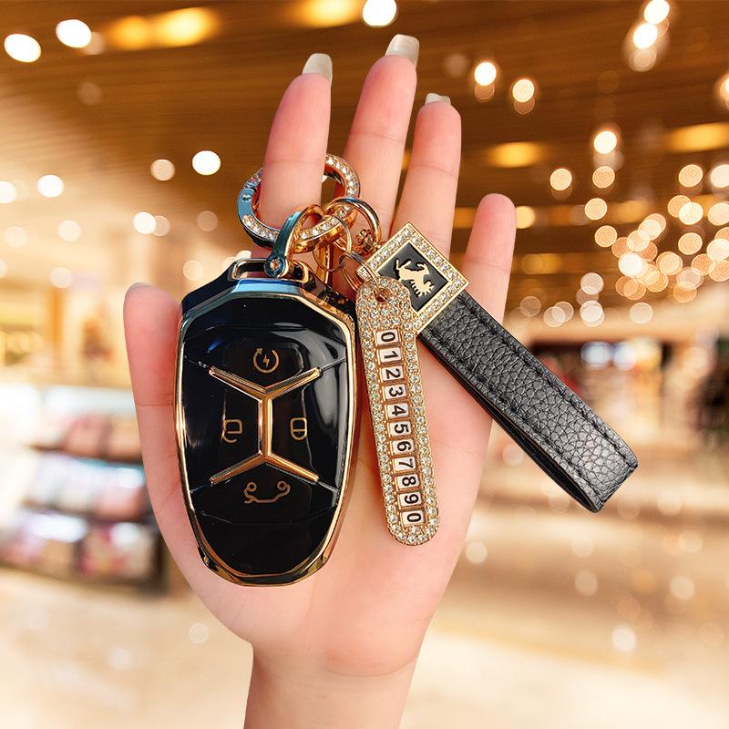 Dedicated to Lynk & Co 03 key set 2021 new car 02/01 shell buckle all-inclusive high-end decorative car creative men and women