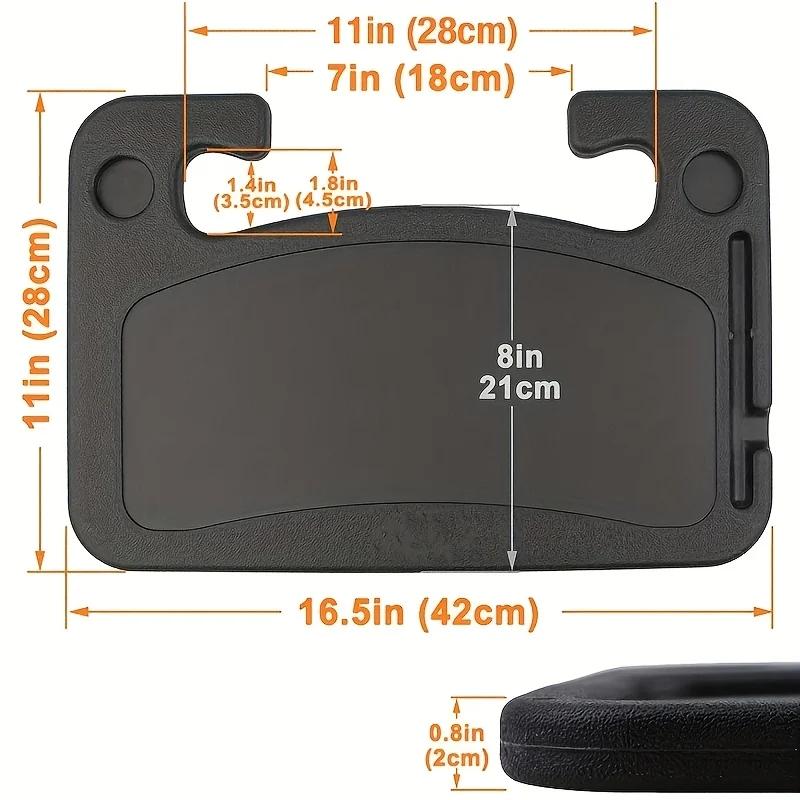 Multifunctional Car Steering Wheel 2in 1 Tray Table Steering Wheel Storage Rack Storage Board Card Table Makes Driving Easier