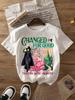 Wicked The Musical Inspired Print Tshirt  Crew Neck Short Sleeve Summer Women Clothing Fashion Sleeves TShirts  Student Tee